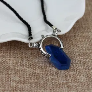 DMC Devil Maycry Pendant Necklace Devil Hunter Dante Perfect Amulet Red Crystal Necklaces for Women Men Choker Jewelry