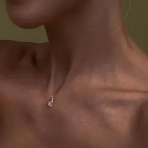 Simple Transparent Water Drop Clavicle Chain Thin Rope Beaded Tassel Earrings Necklace Bracelet Women Niche Personalized Jewelry