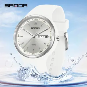2025 Fashion SANDA Top Brand 6213 Female Student Casual Simple Women's Dual Calendar Elegant Female Student Quartz Wrist Watches