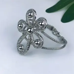 Dubai 4Pcs Jewelry Set for Women Necklace Collar Drop Earrings Bracelet Ring Bridal Wedding Party Gifts