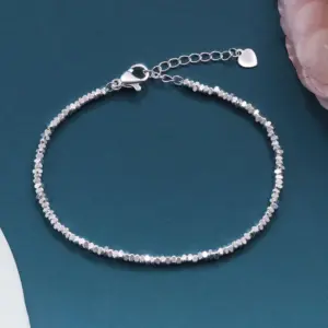 925 Sterling Silver Irregular Chain Bracelets For Women Vintage Luxury Jewelry Wedding Accessories Wholesalea Jewellery