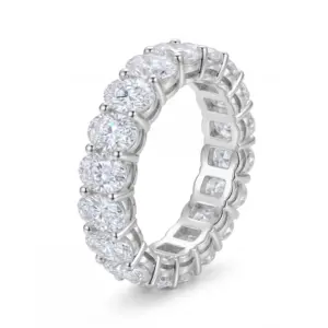 925 Sterling Silver Original Zircon Oval Fashion Ring for Women Gift Engagement Wedding Luxury High Quality Fine Jewelry