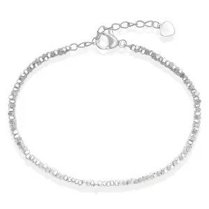 925 Sterling Silver Irregular Chain Cool Bracelets Small Pieces Of Silver For Women Vintage Luxury Jewellery Accessories