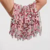 5pcs Fashion Colorful Acrylic Crystal Rhinestone Elastic Bracelet For Women Stretch Wristband Wedding Bracelets Daily Jewelry
