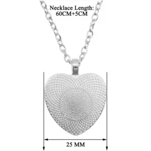 New cross-border girl group pop KATSEYE Time Stone Chain heart-shaped necklace pendant sweater chain as a gift for fans