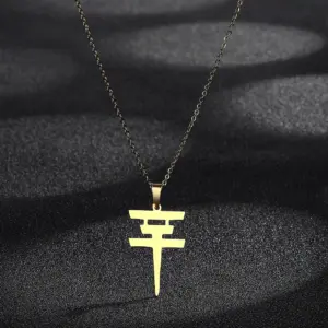 Fashion Women's Tokyo Hotel Necklace Stainless Steel Pendant Bill Kolitz Logo Jewelry Neckchain Wholesale