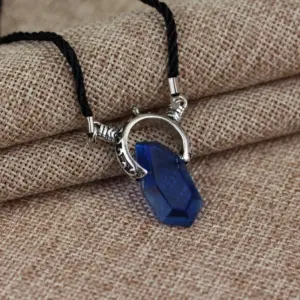 DMC Devil Maycry Pendant Necklace Devil Hunter Dante Perfect Amulet Red Crystal Necklaces for Women Men Choker Jewelry