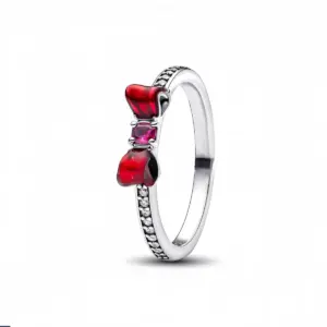 Best selling 925% pure silver temperament Minnie heart shaped princess crown ring for ladies DIY fine jewelry exquisite gift