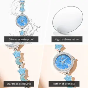 OLEVS 5665 Watches Woman 30M Waterproof Quartz Watch Stainless Steel Bracelet Luxury Ladies Hand Clock New Reloj Mujer