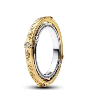 Best selling 925% pure silver temperament Minnie heart shaped princess crown ring for ladies DIY fine jewelry exquisite gift