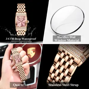 POEDAGAR Elegant Watch For Woman Stainless Steel Quartz Waterproof Ladies Watch High Quality Casual Women's Watches Female Reloj