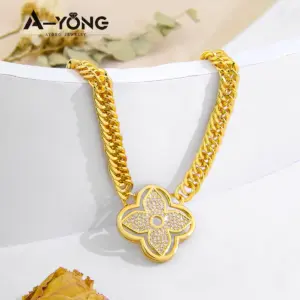 Italian Jewelry Set 21k Gold Plated Zircon Dubai Luxury Necklace Bracelet Earrings Ring Sets Women Wedding Birthday Party Gifts