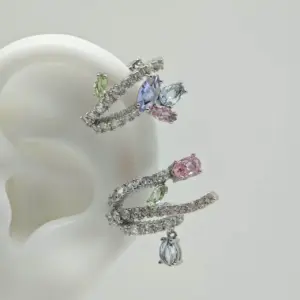 Women's New 2026 Anniversary Jewelry Set Gift: Enchanting Purple Dragonfly Crystal High Quality Necklace, Ring, Earrings