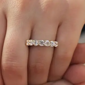 925 Sterling Silver Round Zircon Shiny Gorgeous Rings For Women Engagement Wedding High Quality Fine Jewelry