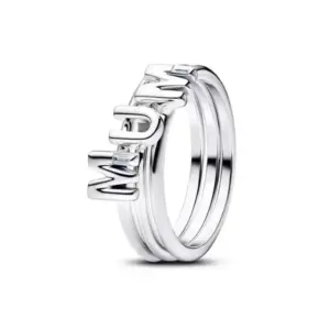 2026 New 925 Silver Clover Letter Love Flower Women's Ring Wedding Party Fashion Gift Jewelry