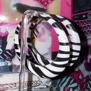 Y2K Jewelry Zebra Striped Geometric Earrings for Women Fashion Cool Punk Sexy Earrings Charm Vintage Accessories Gothic Earrings