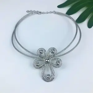 Dubai 4Pcs Jewelry Set for Women Necklace Collar Drop Earrings Bracelet Ring Bridal Wedding Party Gifts