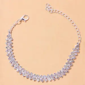 Fashion Rhinestone Chain Anklets For Women Luxury Shining Anklet Bracelet On Leg Female Wedding Party Jewelry Foot Accessories
