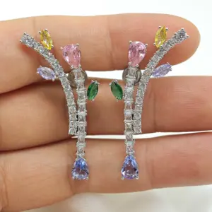 Women's New 2026 Anniversary Jewelry Set Gift: Enchanting Purple Dragonfly Crystal High Quality Necklace, Ring, Earrings