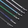 4mm Micro-inlaid Zircon Tennis Bracelet for Women 2025 New Men Bracelet Homme Jewelry Accessories Wholesale