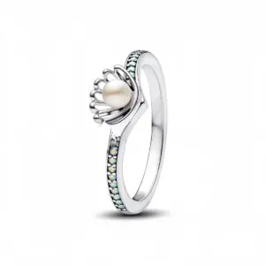 Best selling 925% pure silver temperament Minnie heart shaped princess crown ring for ladies DIY fine jewelry exquisite gift