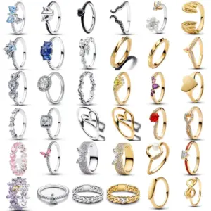 2026New 925 Silver,Heart-shaped,Floral,Butterfly Ring,Size 6 7 8 9,Suitable for European Women's Charm Luxury Jewelry Gifts