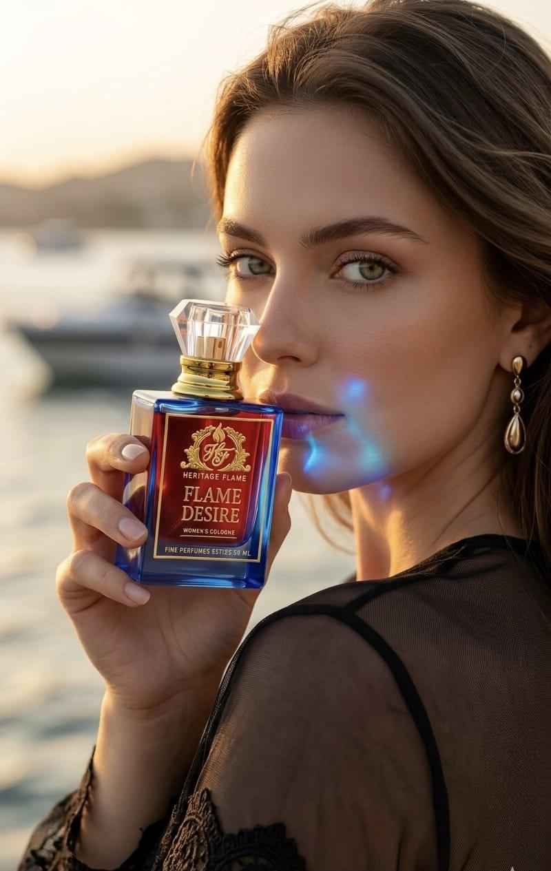 Heritage Flame -Flame Desire Women,s perfume – 50ml Long Lasting Floral Fruity Fragrance.