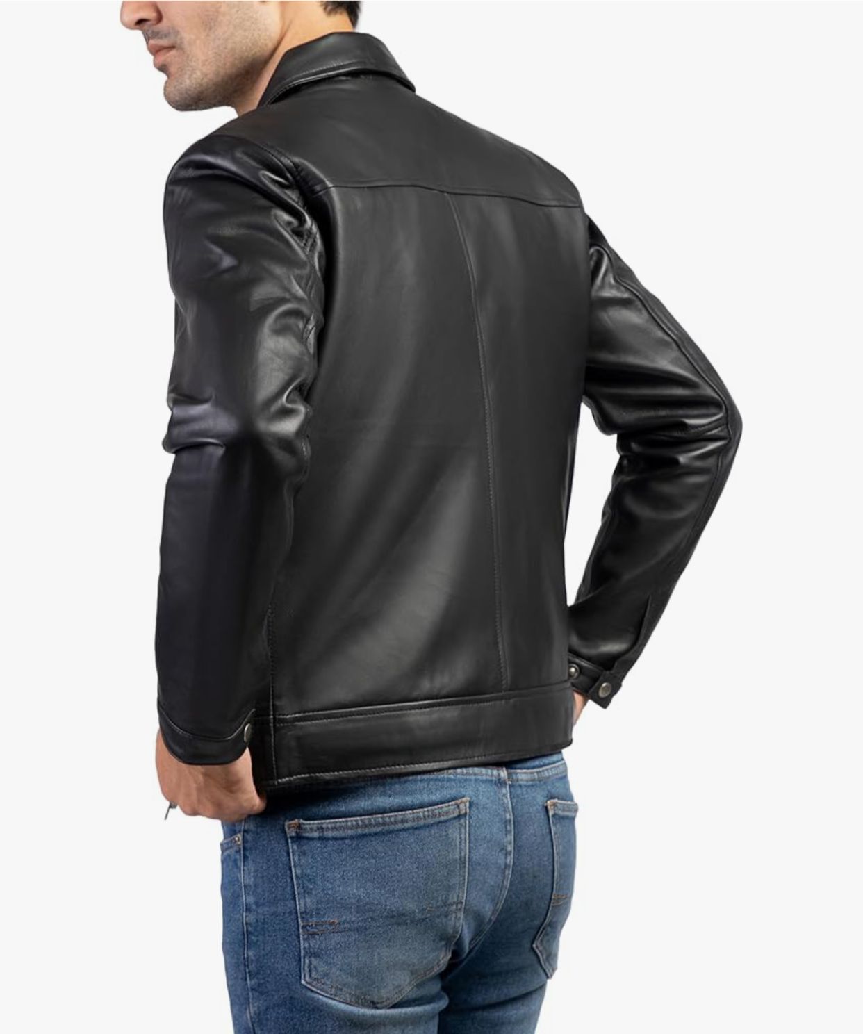 Genuine Sheep Leather Jacket Handmade In Karachi 100% Genuine COD Available
